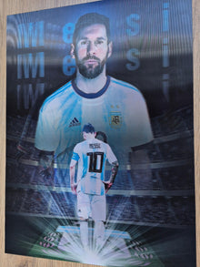 Lionel Messi – Affiche Holographique 3D