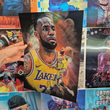 Michael Jordan/Kobe Bryant/Lebron James Affiche Holographique 3D