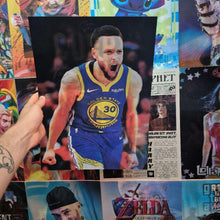 Stephen Curry Affiche Holographique 3D