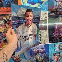 Kylian Mbappe - Affiche Holographique 3D