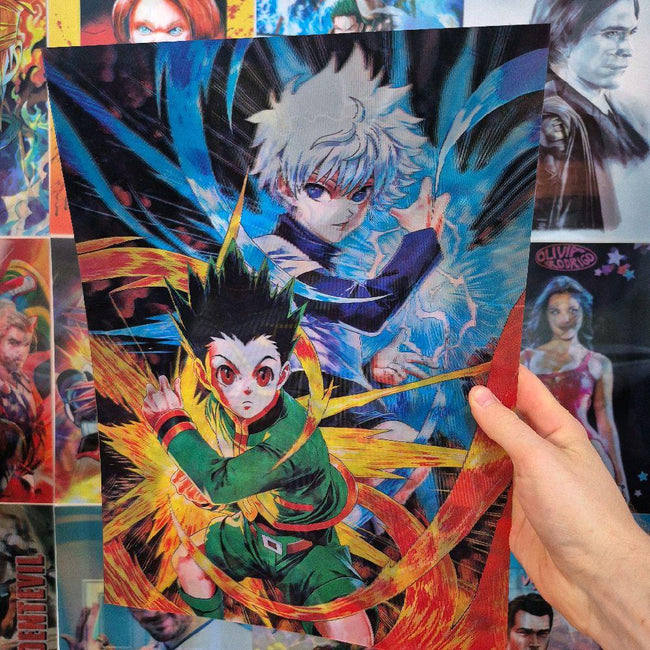 Hunter X Hunter Affiche Holographique 3D