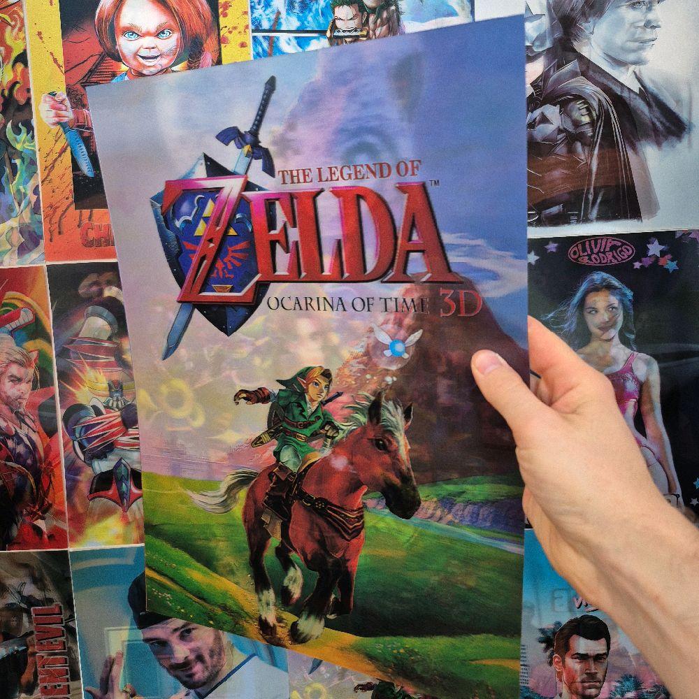 Zelda Affiche Holographique 3D