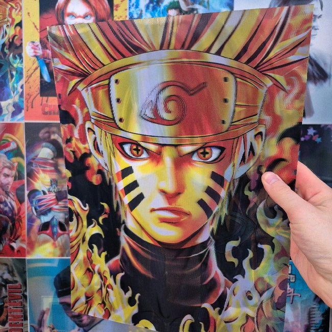 Naruto Affiche Holographique 3D