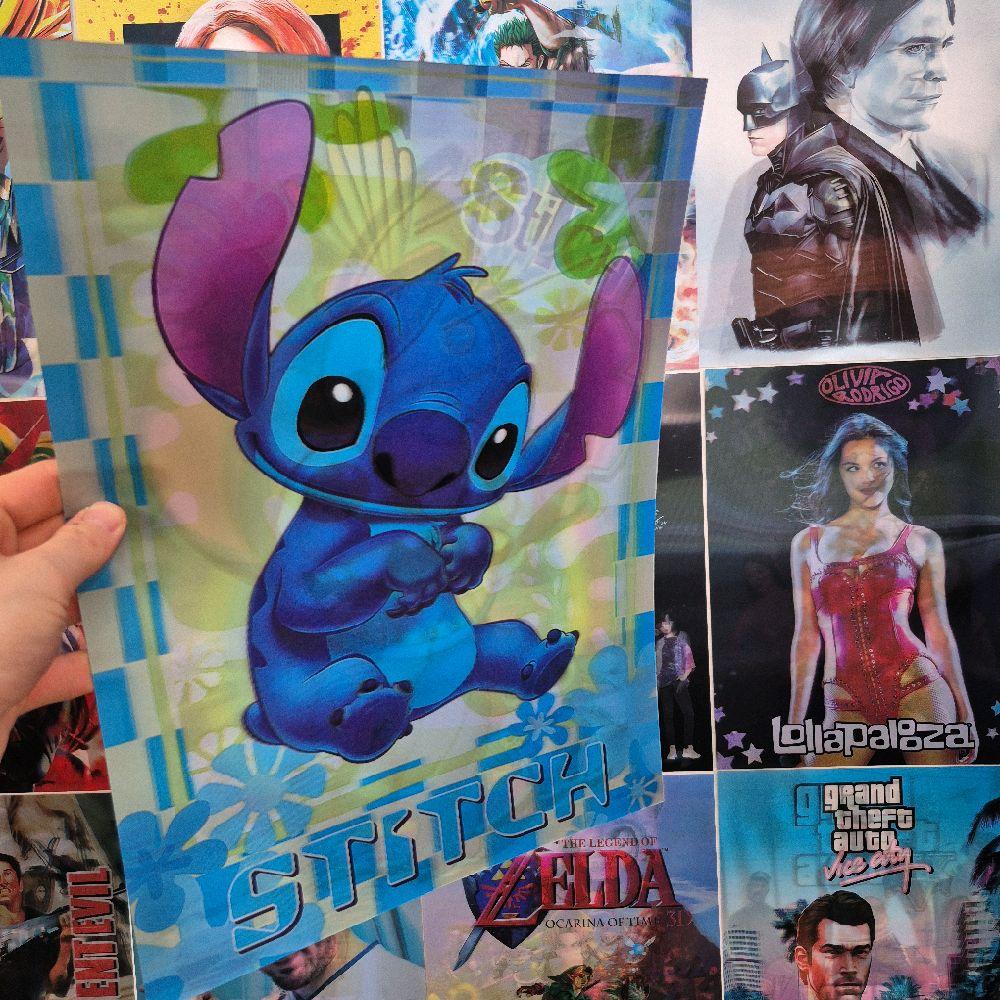 Stitch Affiche Holographique 3D