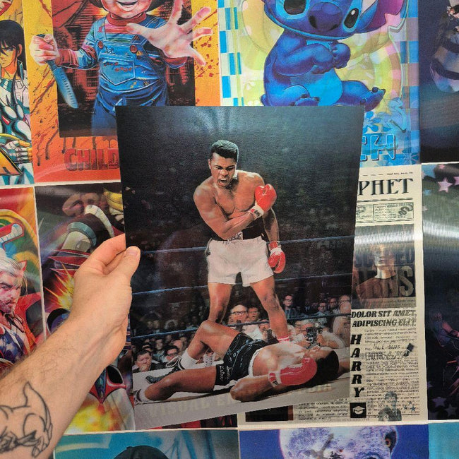 Muhammad Ali – Affiche Holographique 3D