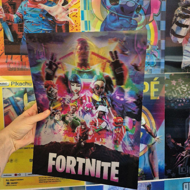 Fortnite – Affiche Holographique 3D