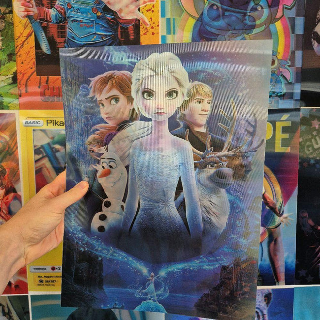 La reine des Neiges – Affiche Holographique 3D