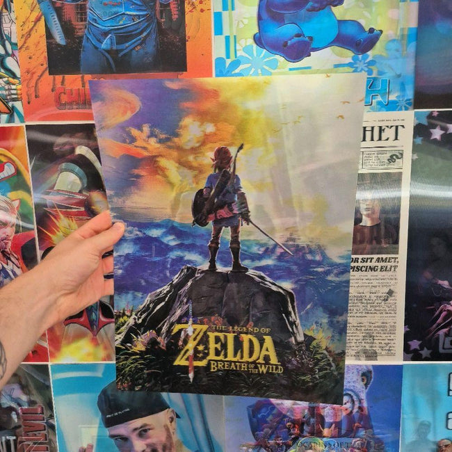 Zelda Affiche Holographique 3D