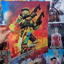 Halo Affiche Holographique 3D