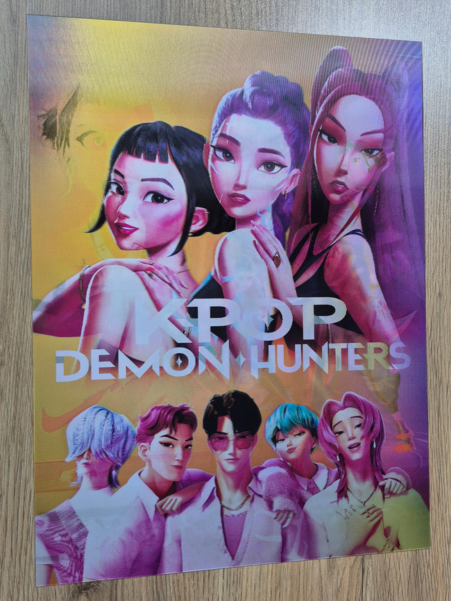 K-Pop Demon Hunter -  Affiche Holographique 3D