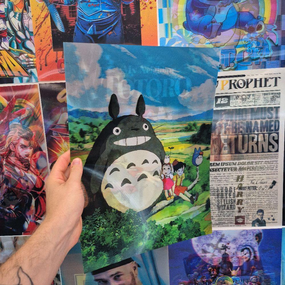 Mon Voisin Totoro – Affiche Holographique 3D