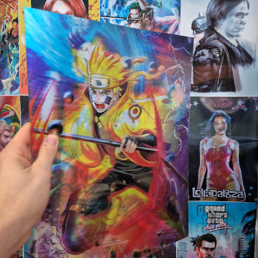 Naruto Affiche Holographique 3D