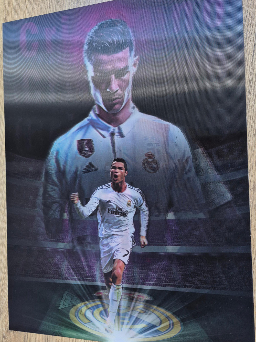 Cristiano Ronaldo – Affiche Holographique 3D