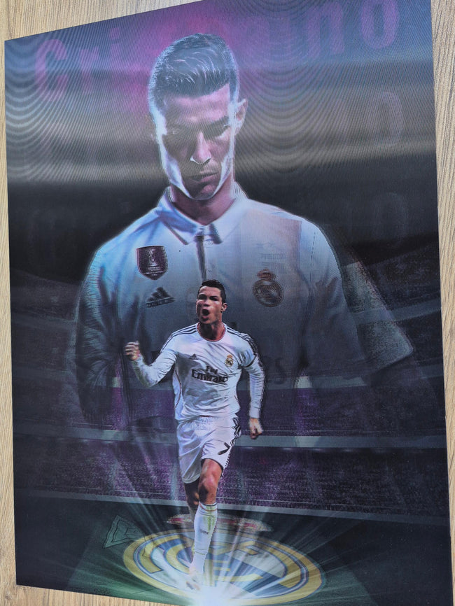 Cristiano Ronaldo – Affiche Holographique 3D