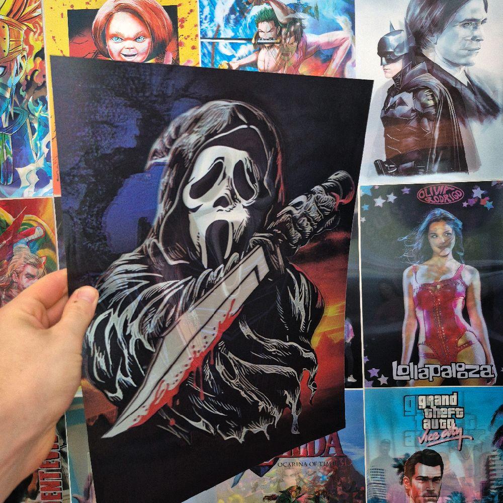 Scream Affiche Holographique 3D