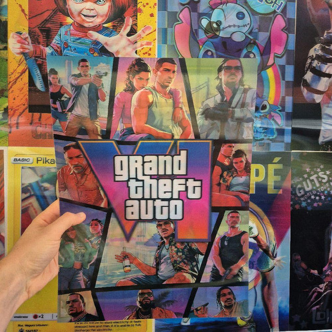 GTA 6 – Affiche Holographique 3D