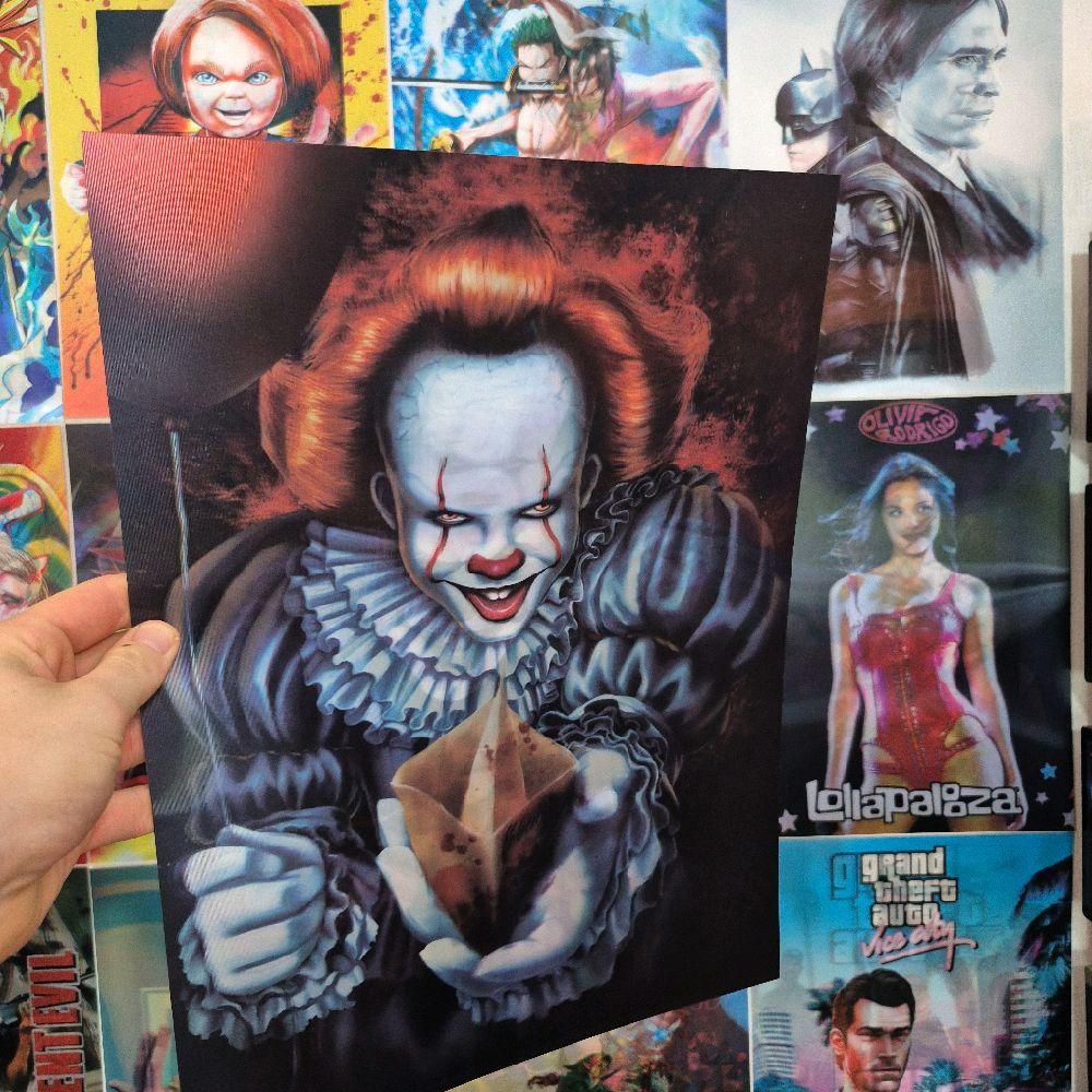 Pennywise– Affiche Holographique 3D