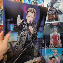Johnny Hallyday Affiche Holographique 3D