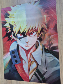 My Hero Academia – Affiche Holographique 3D