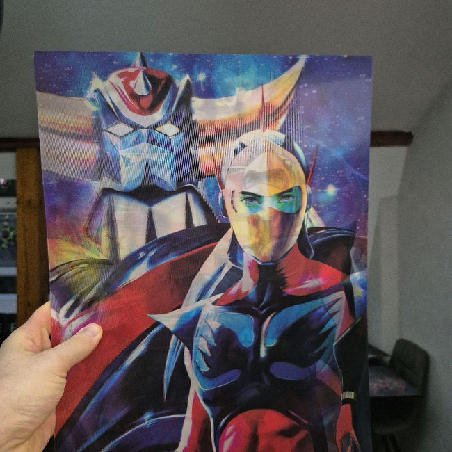 Goldorak Affiche Holographique 3D