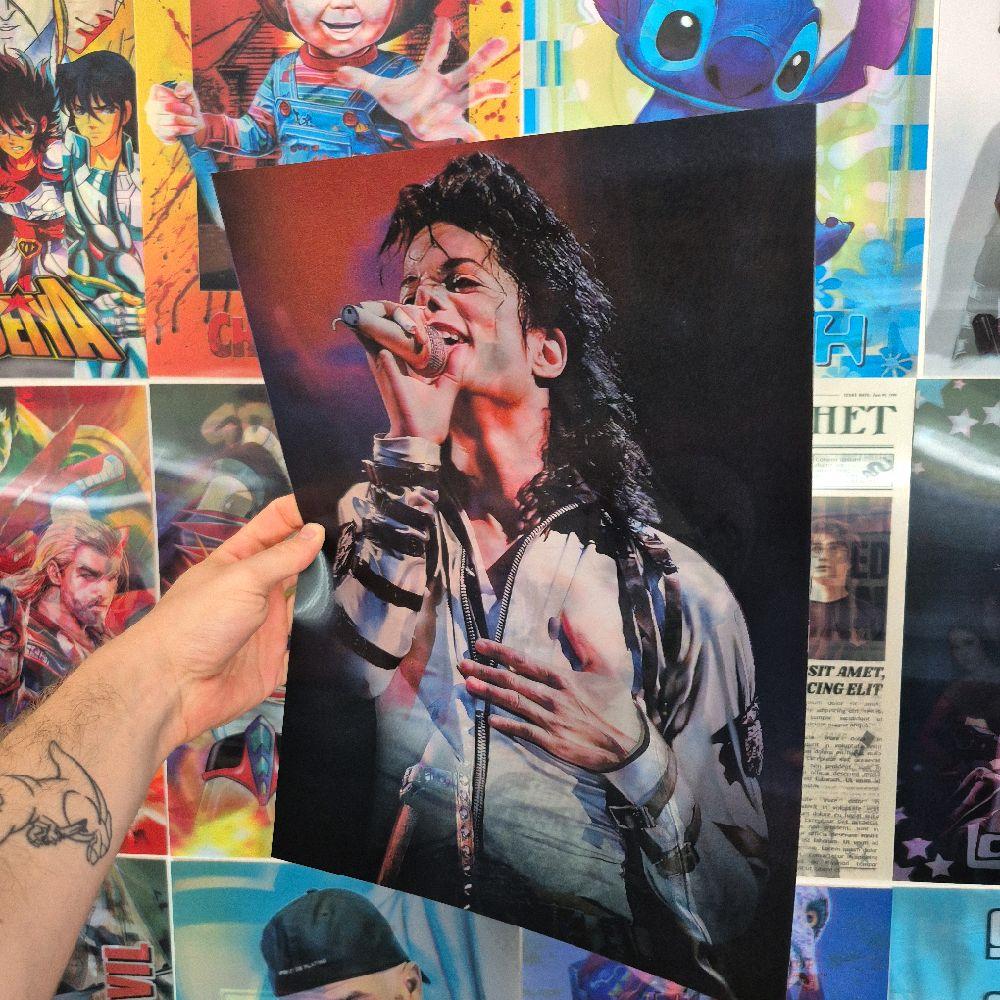 Michael Jackson – Affiche Holographique 3D