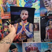 Stephen Curry Affiche Holographique 3D