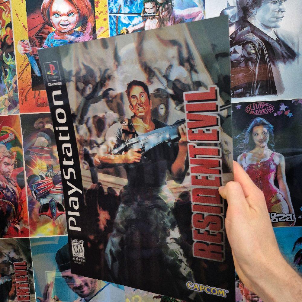 Resident Evil Affiche Holographique 3D