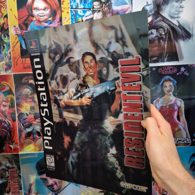 Resident Evil Affiche Holographique 3D